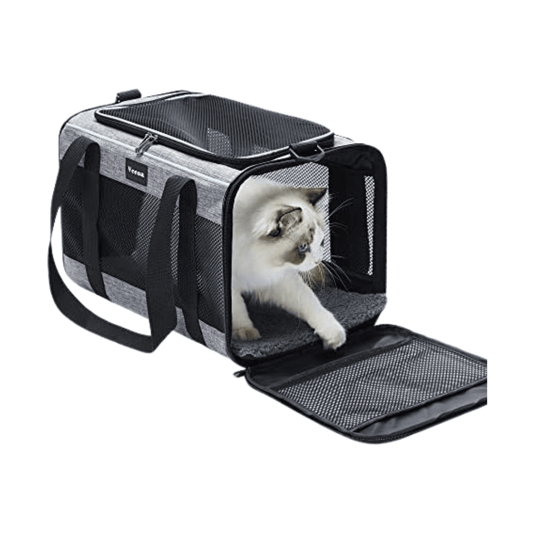 Vceoa Soft-Sided Cat Carrier (up to 16 lbs)