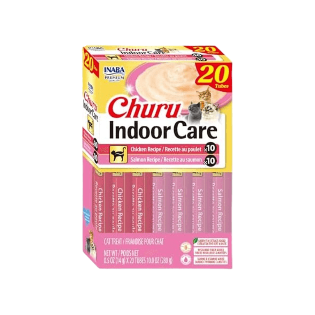 INABA Churu Hairball Control Lickable Treats (20 tubes)